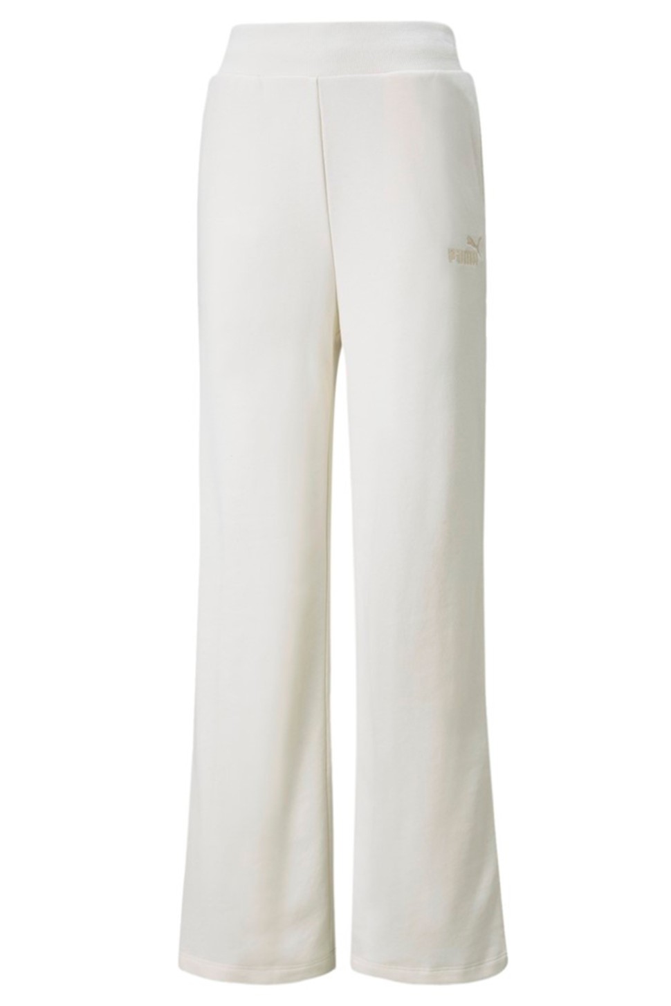 Штани жіночі Puma Ess+ Embroidery Wide Pants бежеві 84833399 — фото 4