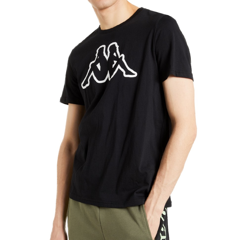 Футболка мужская Kappa T-shirt черная 107871-99