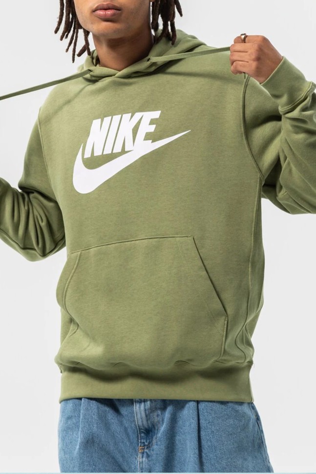 Толстовка чоловіча  Nike M Nsw Club Hoodie Po Bb Gx хакі BV2973-334 изображение 2