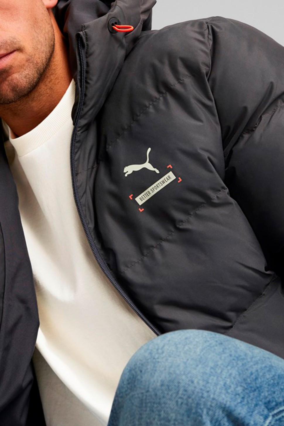 Куртка чоловіча Puma Better Sportswear Puffer чорна 84933175 — фото 3