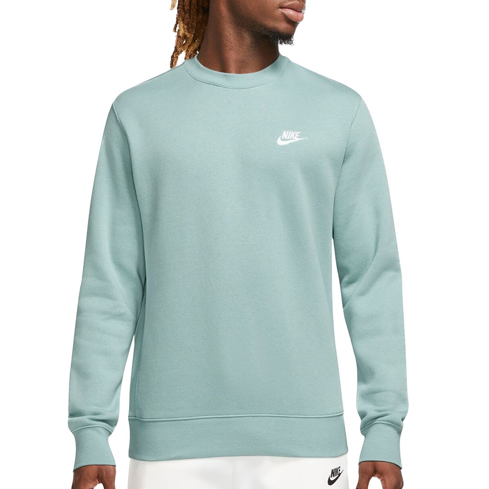 Толстовка мужская Nike M NSW CLUB CRW BB мятная BV2662-309