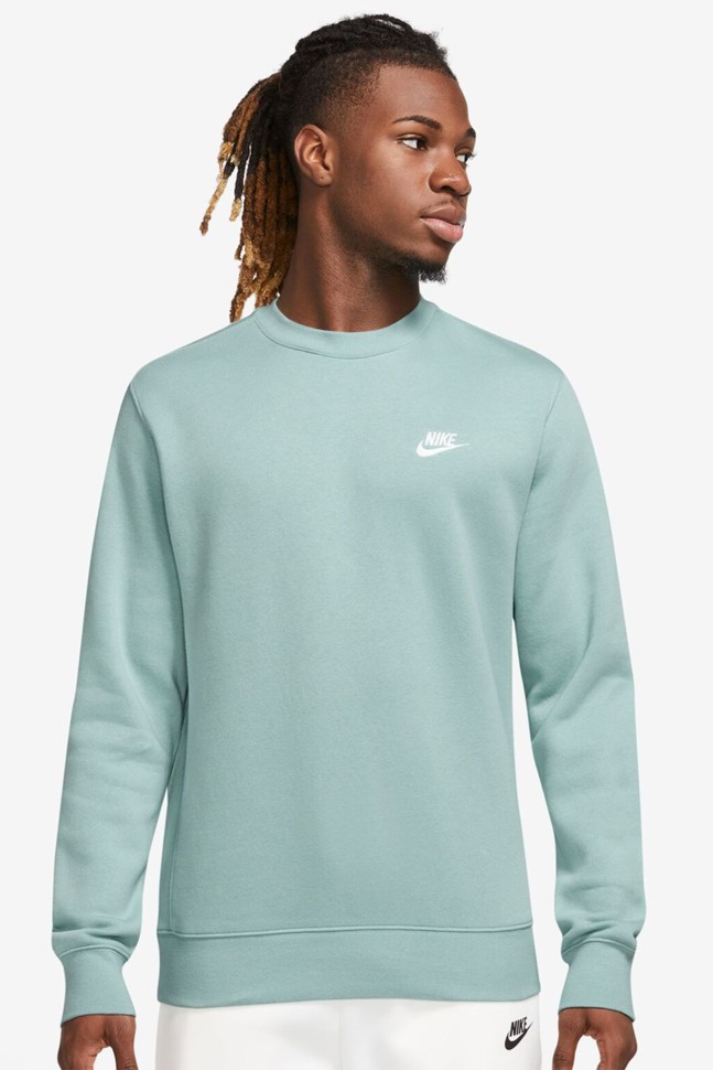 Толстовка мужская Nike M NSW CLUB CRW BB мятная BV2662-309 изображение 2