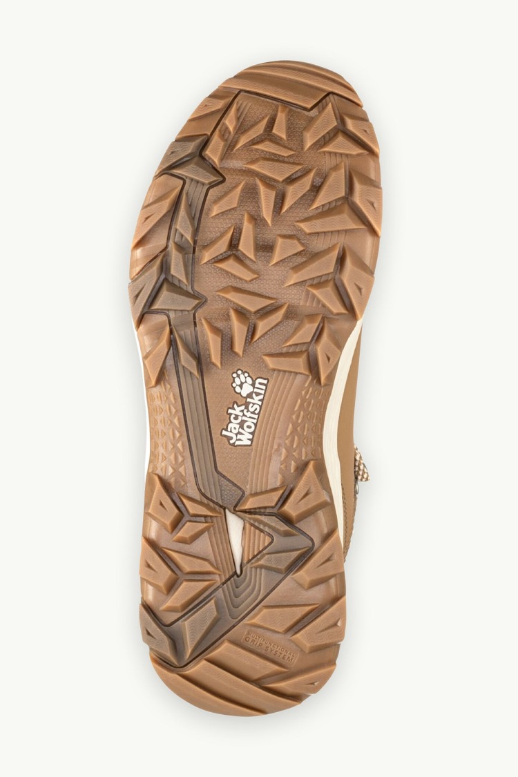 Ботинки женские Jack Wolfskin EVERQUEST TEXAPORE MID W коричневые 4053581-5601 изображение 5