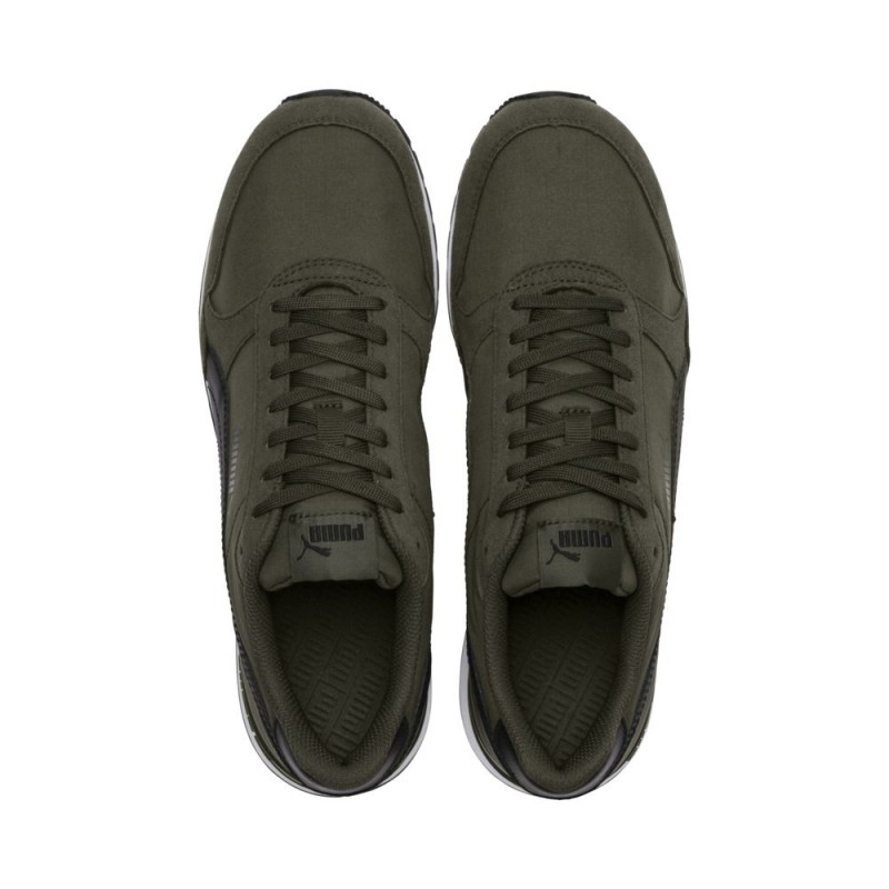 Кроссовки мужские Puma ST Runner v2 NL зеленые 36527809 — фото 4