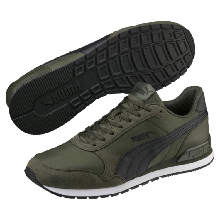 Кроссовки мужские Puma ST Runner v2 NL зеленые 36527809 изображение 1