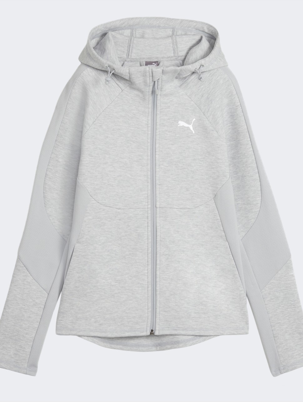 Толстовка жіноча Puma EVOSTRIPE FZ Hoodie сіра 67787804 — фото 7
