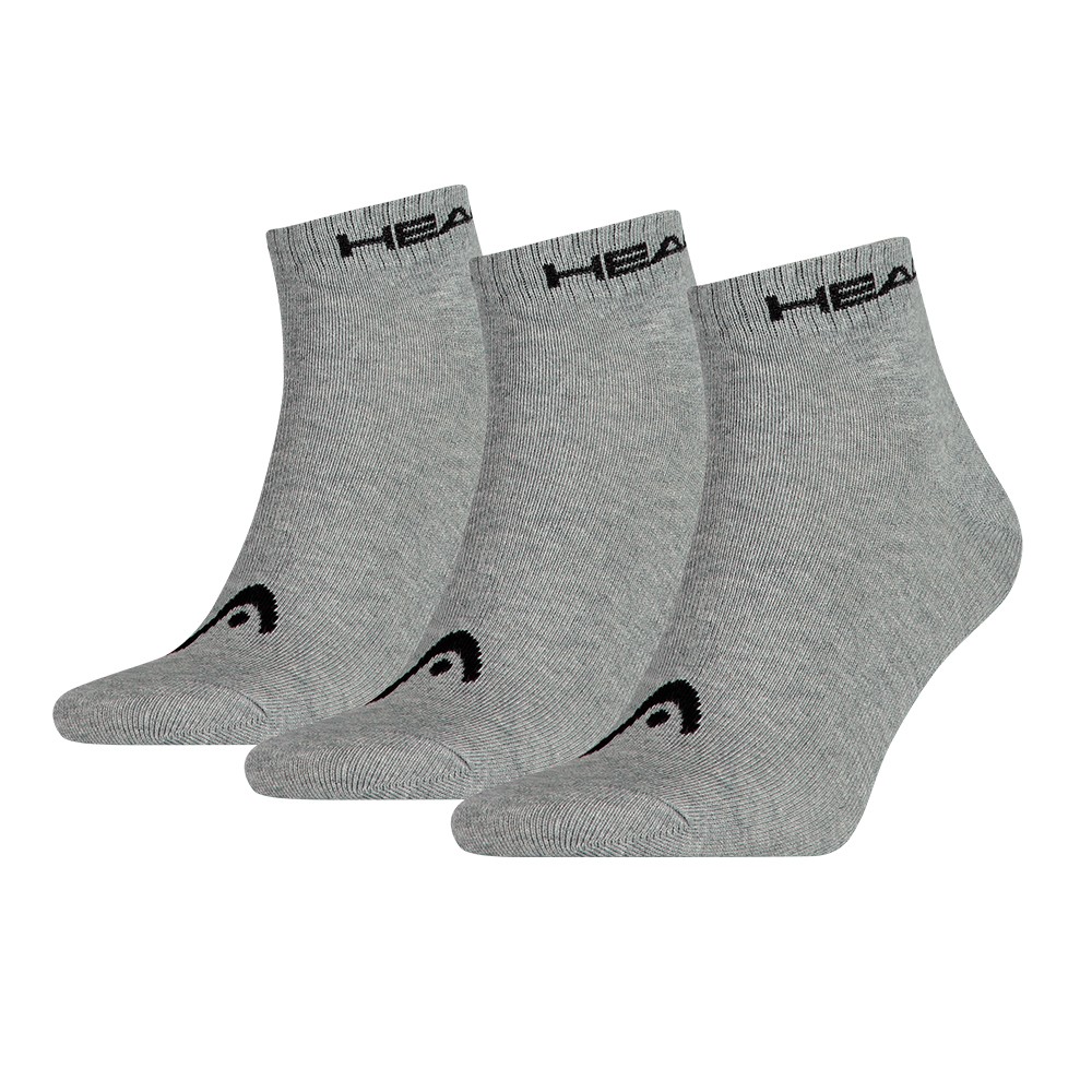 Носки HEAD QUARTER 3P UNISEX серые 761011001400