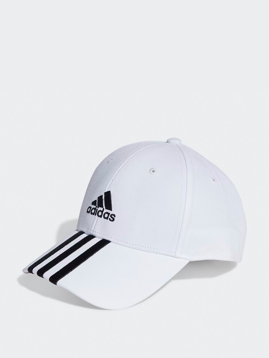 Бейсболка  Adidas BBALL 3S CAP CT белая II3509 изображение 2