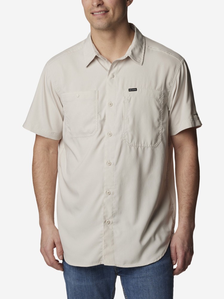 Рубашка мужская Columbia Silver Ridge™ Utility Lite Short Sleeve бежевая 2030721-278  изображение 2