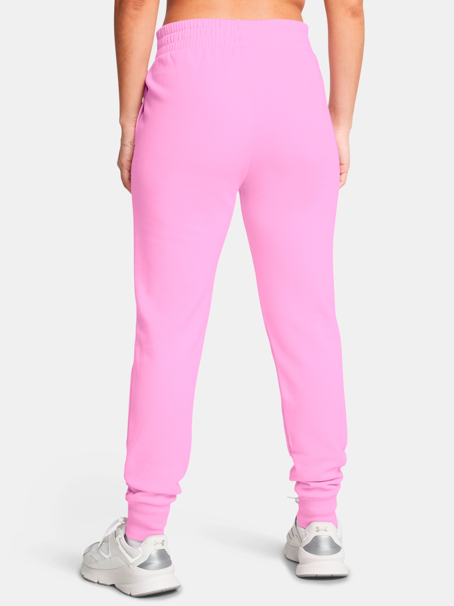 Брюки женские Under Armour UA Rival Fleece Jogger розовые 1379438-638 изображение 3