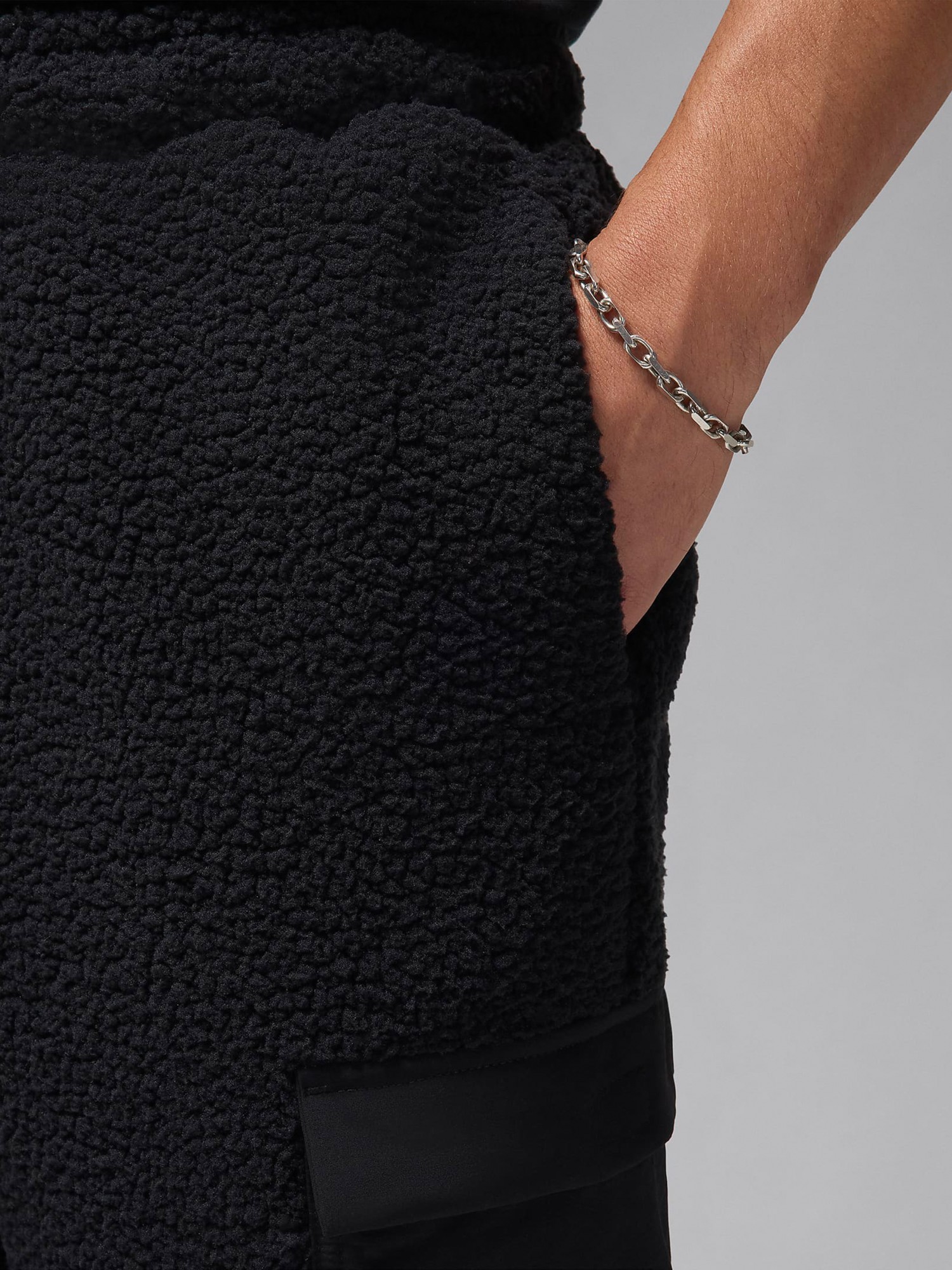 Брюки мужские Nike M J FLIGHT SHERPA PANT черные FV7450-010 изображение 4