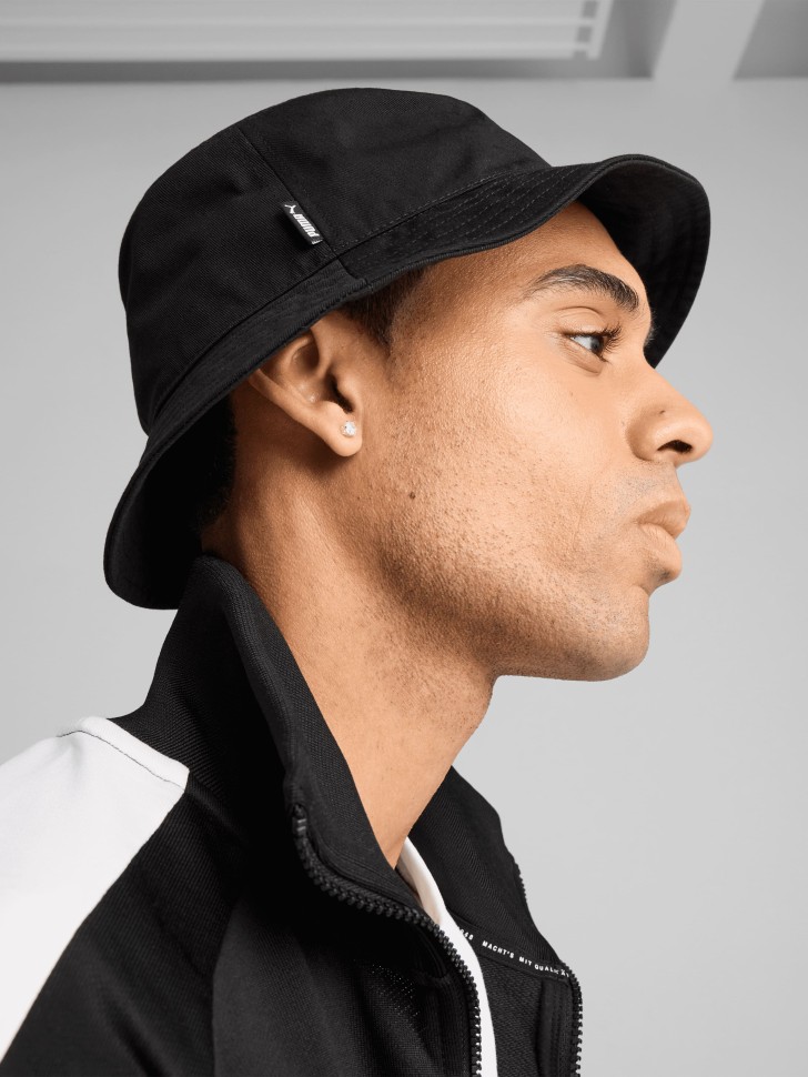 Бейсболка  Puma ESS NO.1 LOGO Bucket Hat черная 02598101 изображение 5