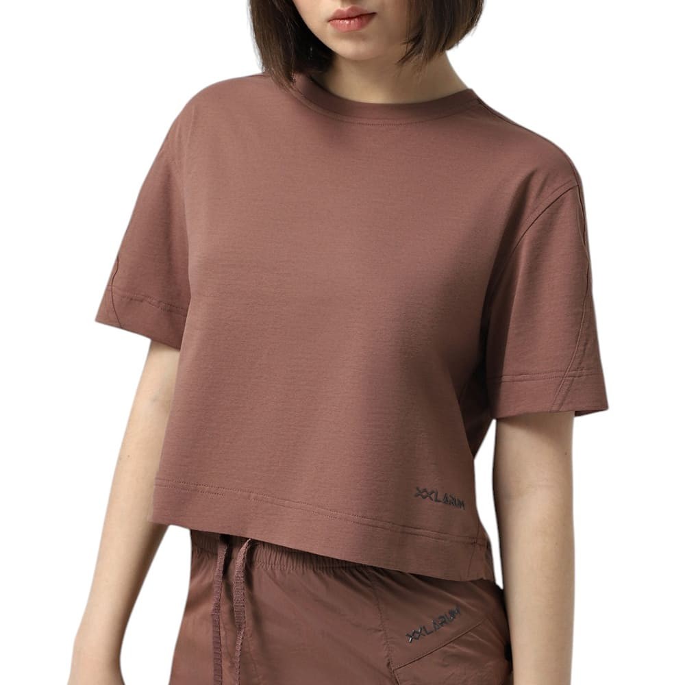 Футболка женская Larum Katniss коричневая 172523-200