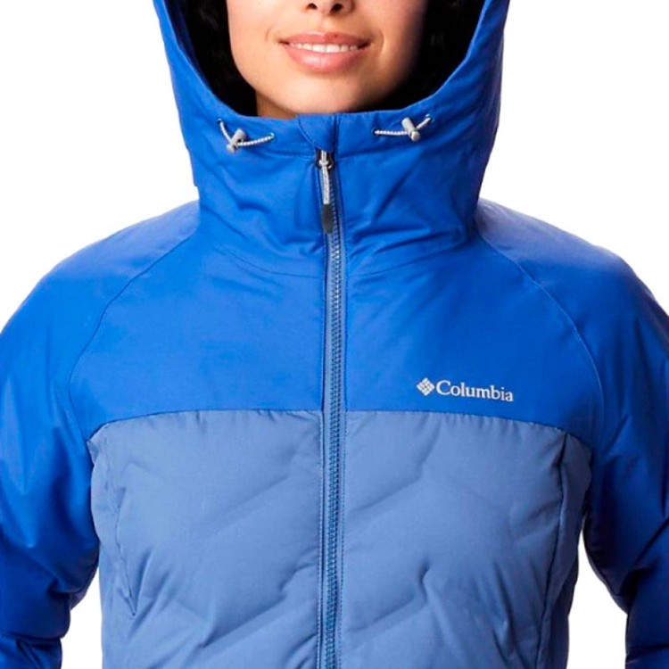 Куртка женская Columbia Grand Trek™ Down Jacket синяя 1859641-458 изображение 5