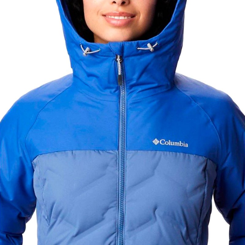 Куртка женская Columbia Grand Trek™ Down Jacket синяя 1859641-458 изображение 5