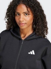Толстовка жіноча Adidas W FI 3S FZ HD чорна JE0171 изображение 7