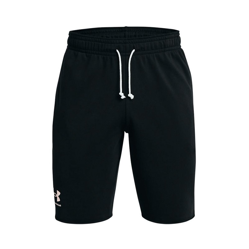 Шорти чоловічі Under Armour Ua Rival Terry Short чорний 1361631-001 изображение 1