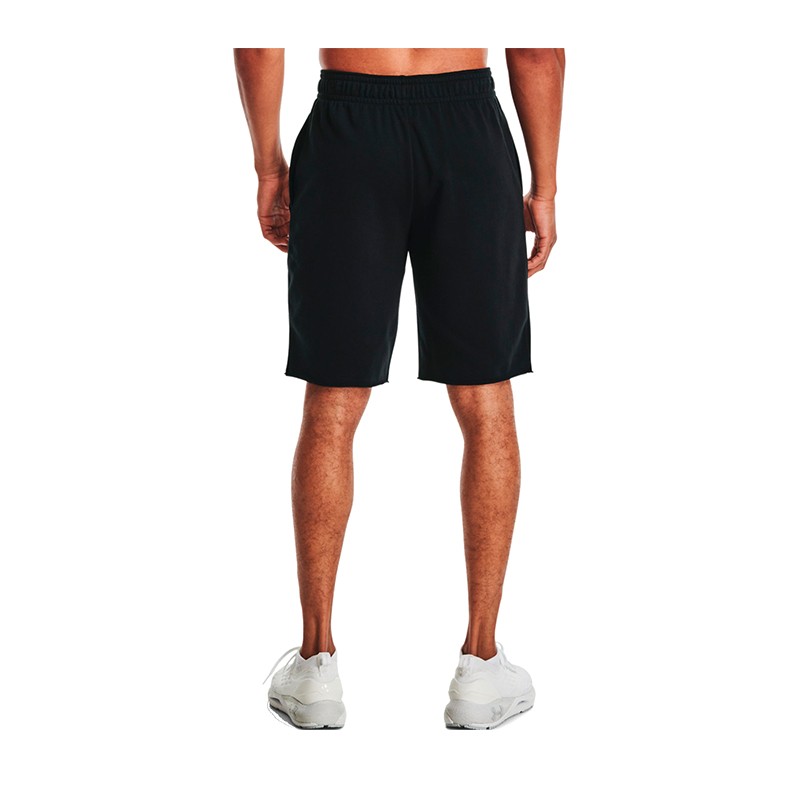 Шорти чоловічі Under Armour Ua Rival Terry Short чорний 1361631-001 изображение 4