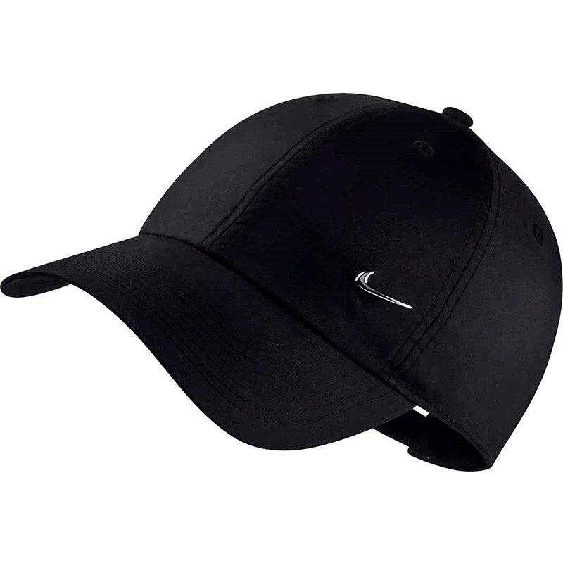 Бейсболка Nike NSW H86 Cap Metal Swoosh черная 943092-010 изображение 1
