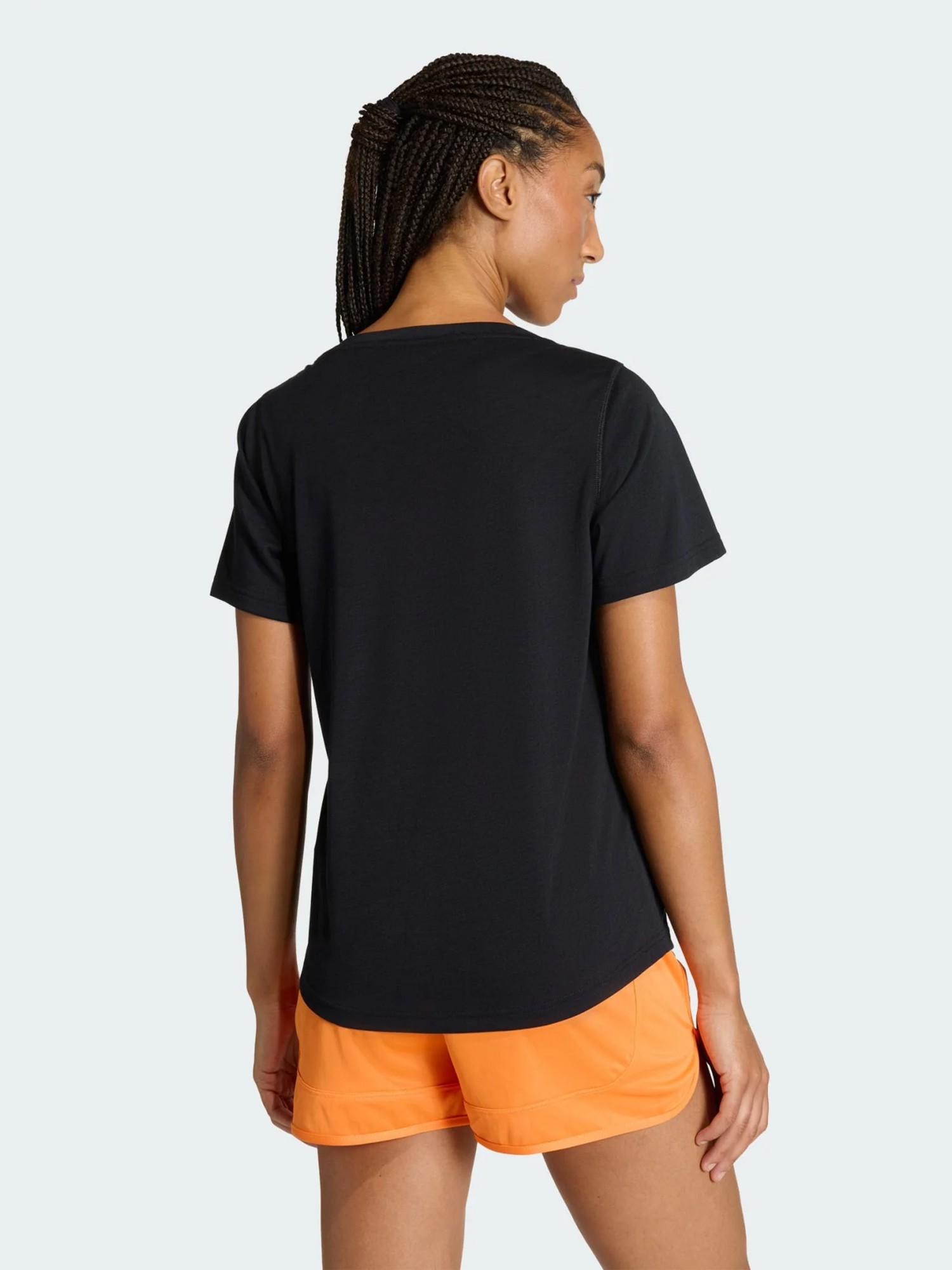 Футболка женская Adidas WE MIN SCP TEE черная JY5605 изображение 9