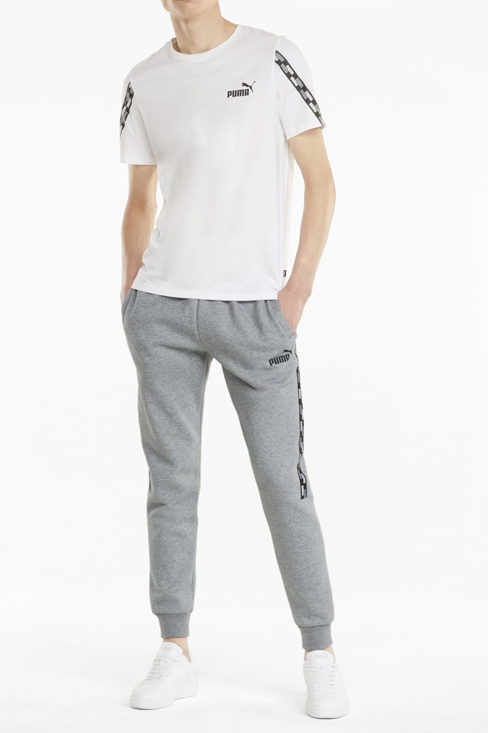 Брюки мужские Puma Puma Power Sweat Pants серые 58939703 изображение 5