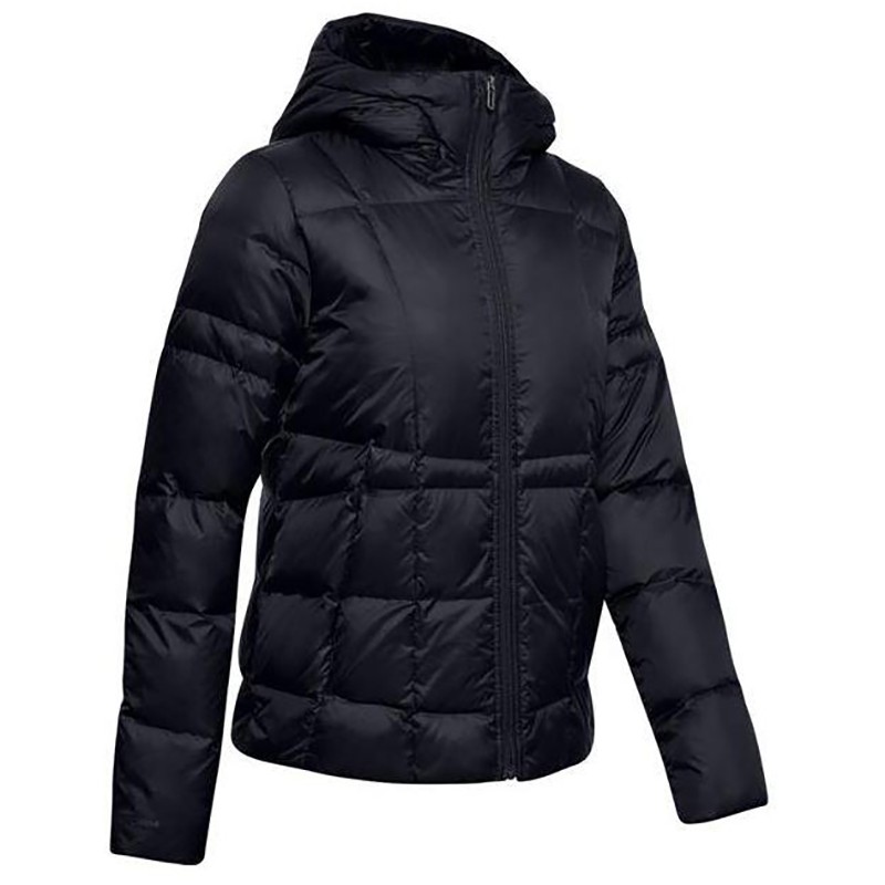 Куртка женская Under Armour Armour Down Hooded Jkt черная 1342814-001 изображение 1