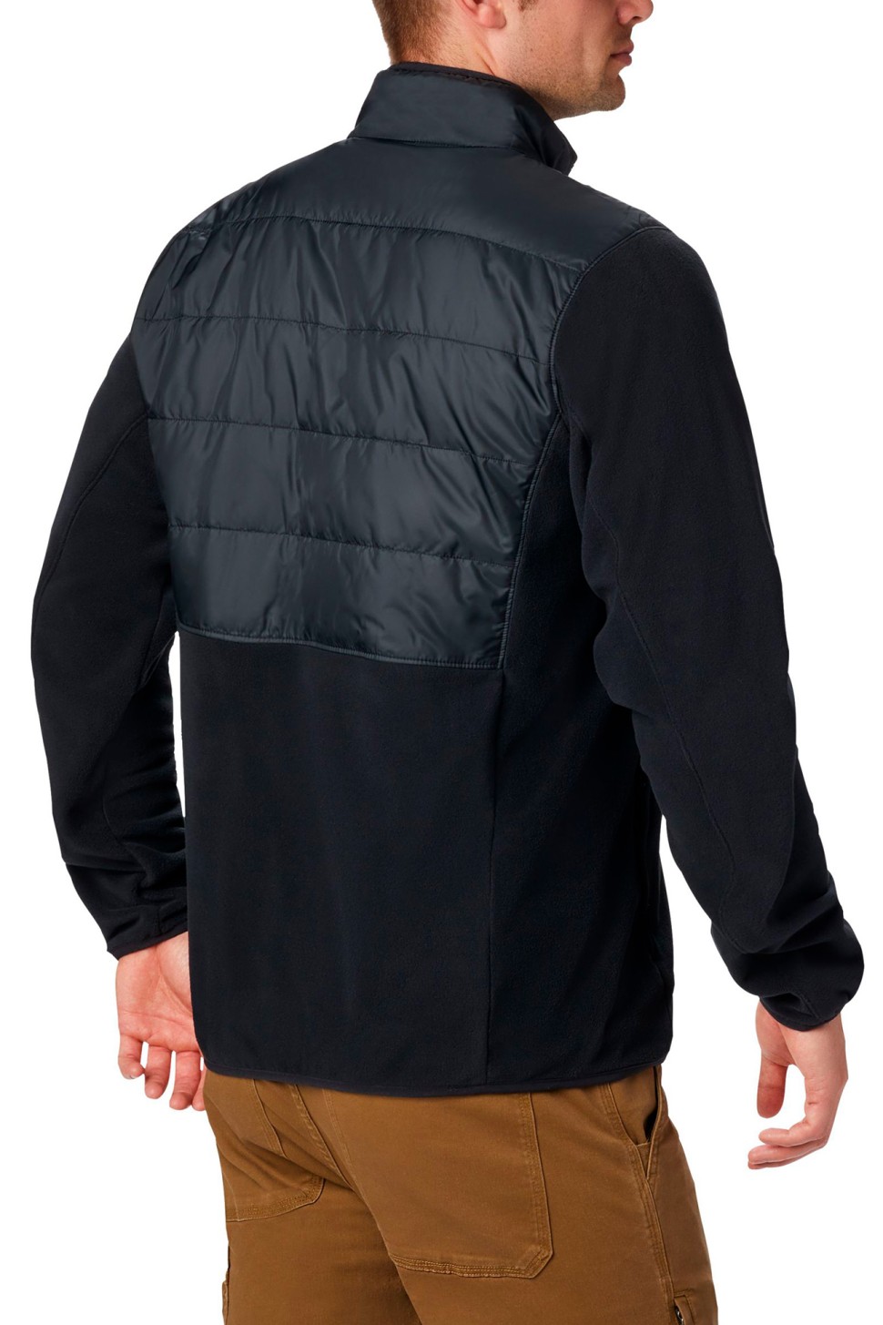 Толстовка чоловіча Columbia BASIN BUTTE™ FLEECE FULL ZIP чорна 1861601-010 — фото 3