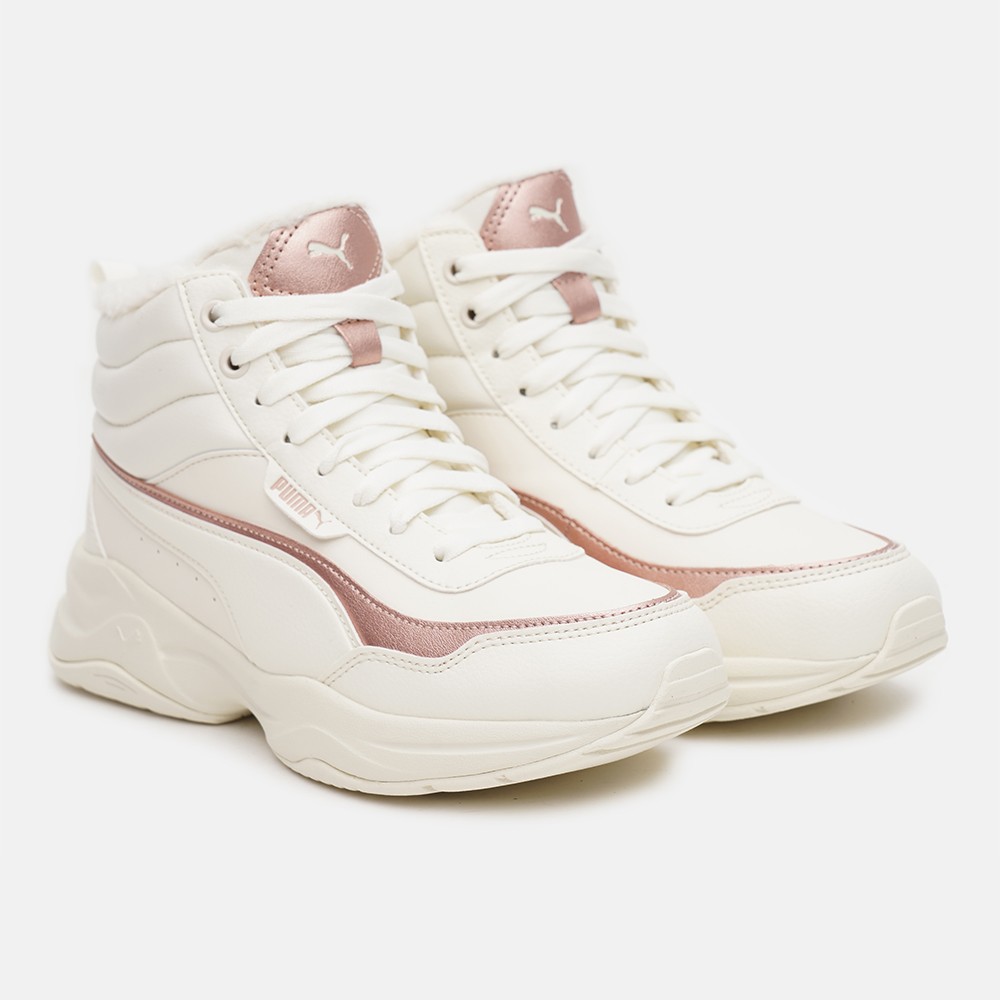 Ботинки женские Puma Cilia Mid Metallic кремовые 37583503 изображение 2