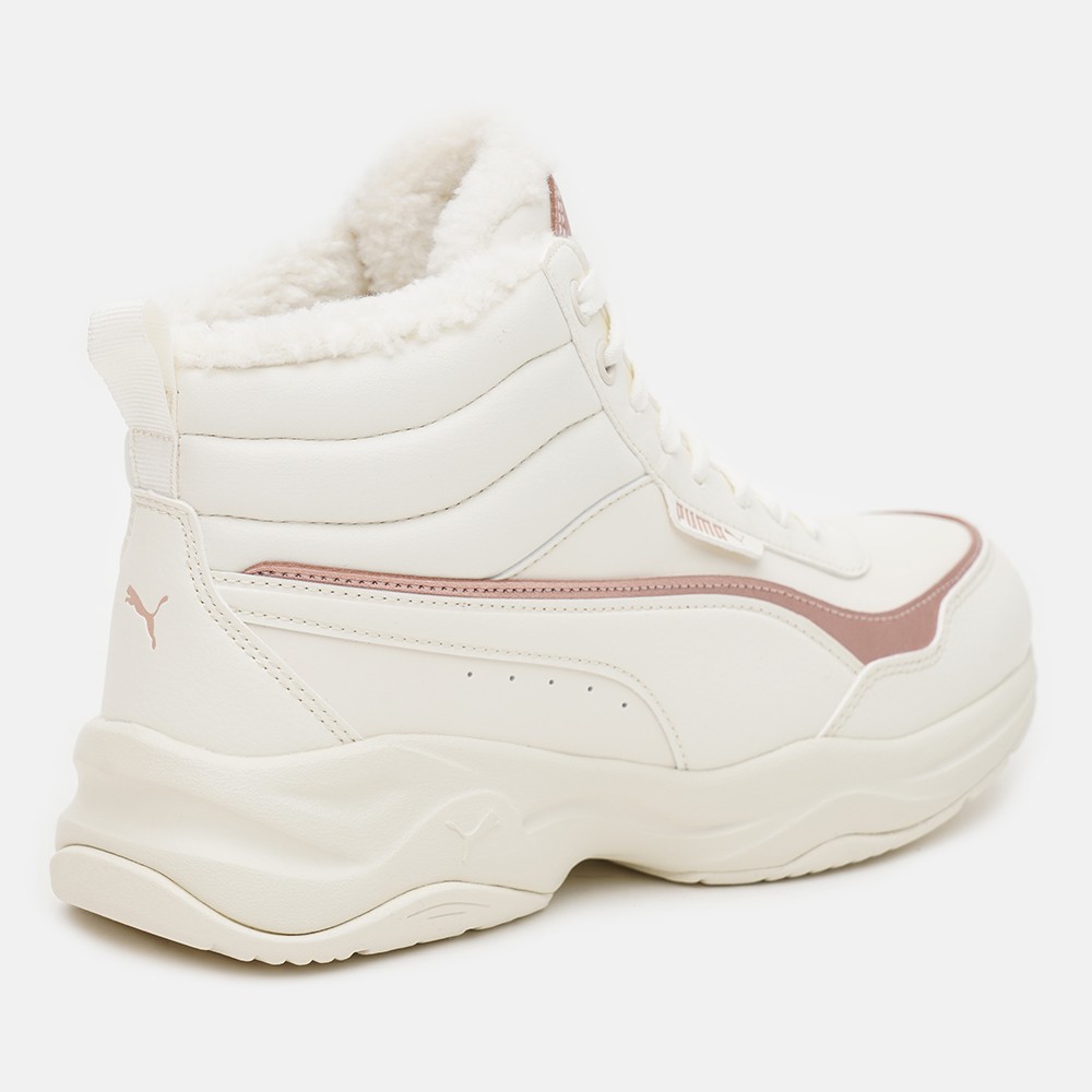 Ботинки женские Puma Cilia Mid Metallic кремовые 37583503 изображение 4