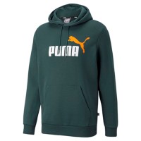 Толстовка чоловіча ESS+ 2 Col Big Logo Hoodie Puma зелена 58676480  изображение 3