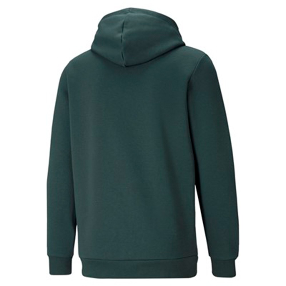 Толстовка мужская ESS+ 2 Col Big Logo Hoodie Puma зеленая 58676480 изображение 4