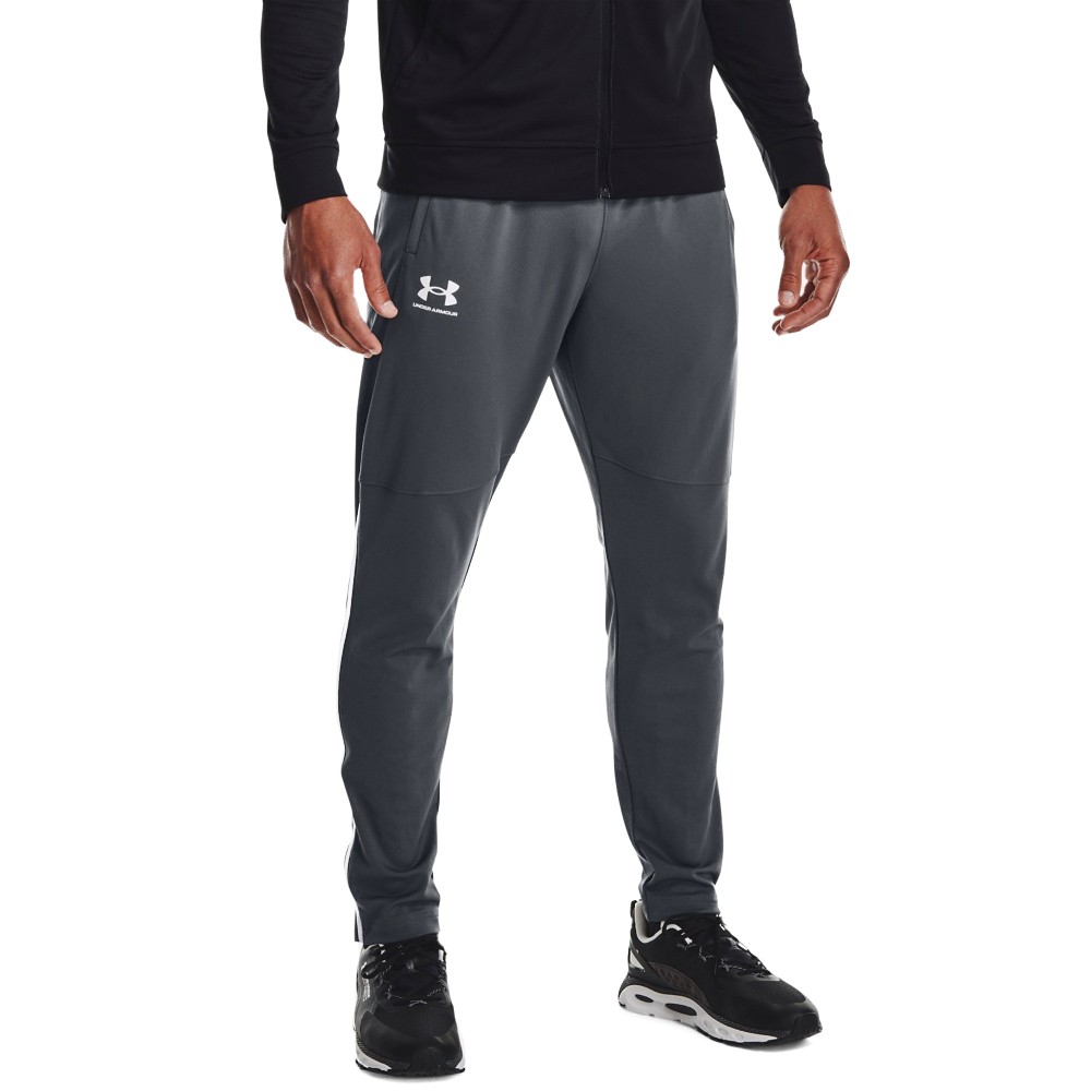 Брюки мужские Under Armour Ua Pique Track Pant серые 1366203-012 изображение 1