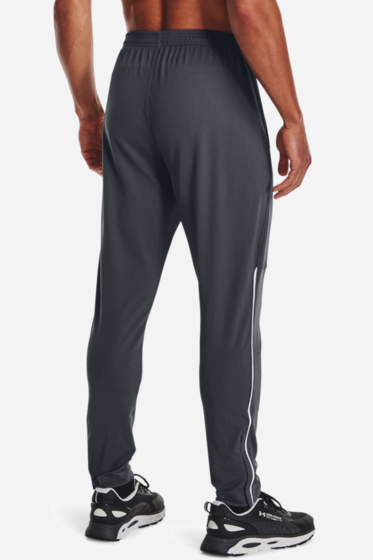 Брюки мужские Under Armour Ua Pique Track Pant серые 1366203-012 изображение 3