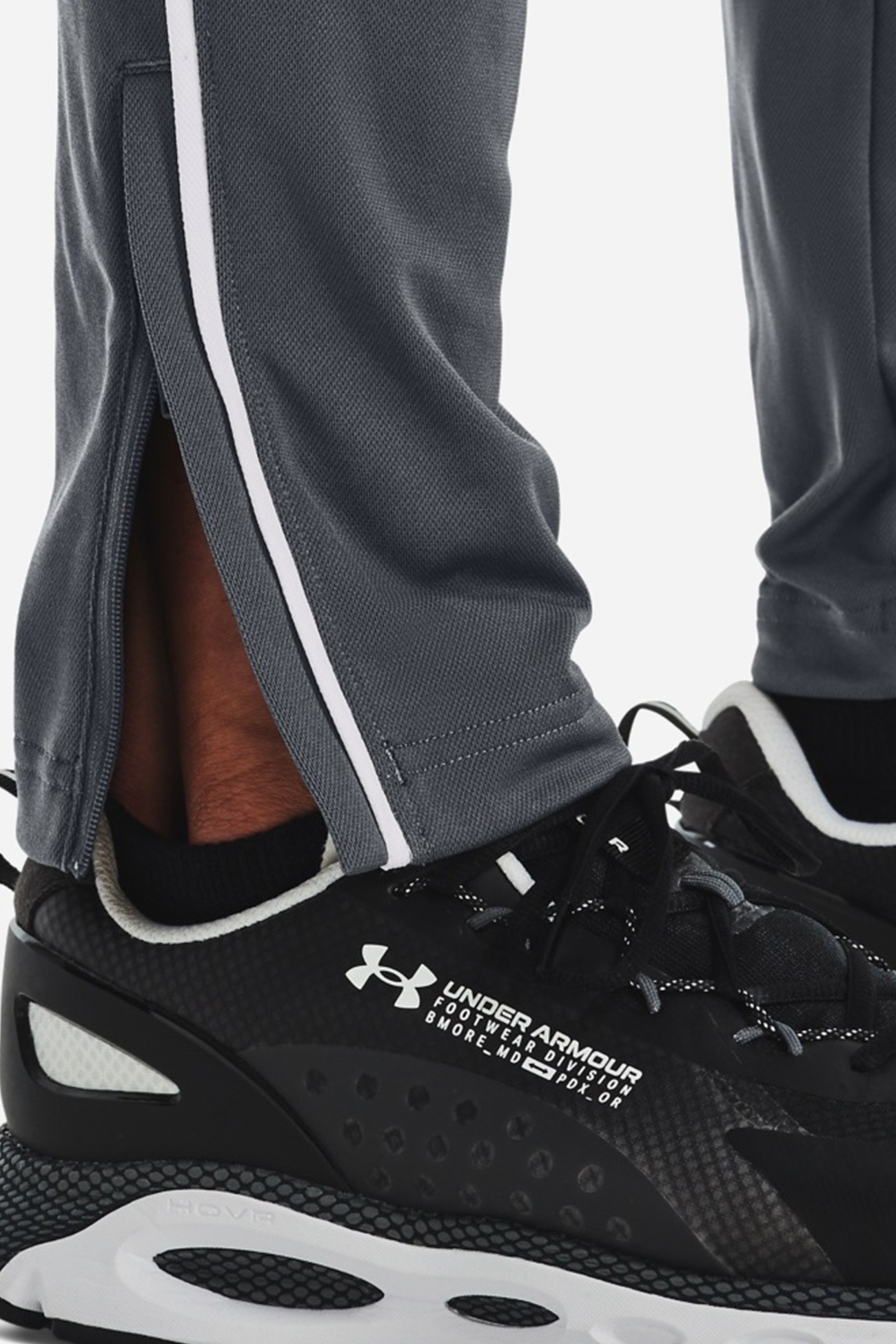 Брюки мужские Under Armour Ua Pique Track Pant серые 1366203-012 изображение 4