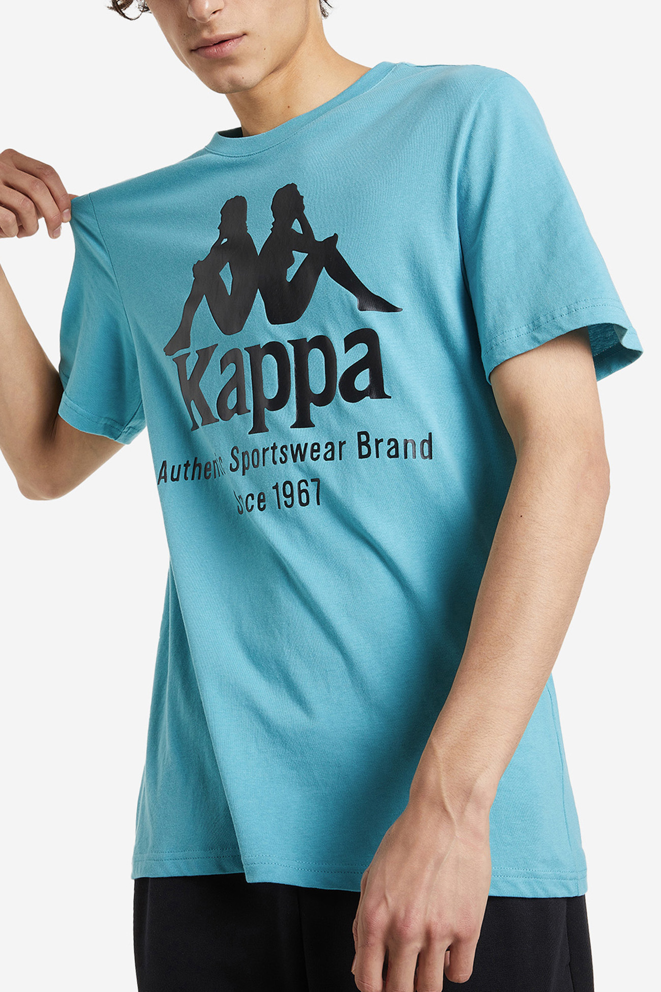 Футболка мужская Kappa T-shirt зеленая 110646-N2 изображение 2