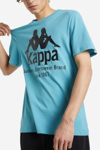 Футболка чоловіча Kappa зелена 110646-N2 изображение 2