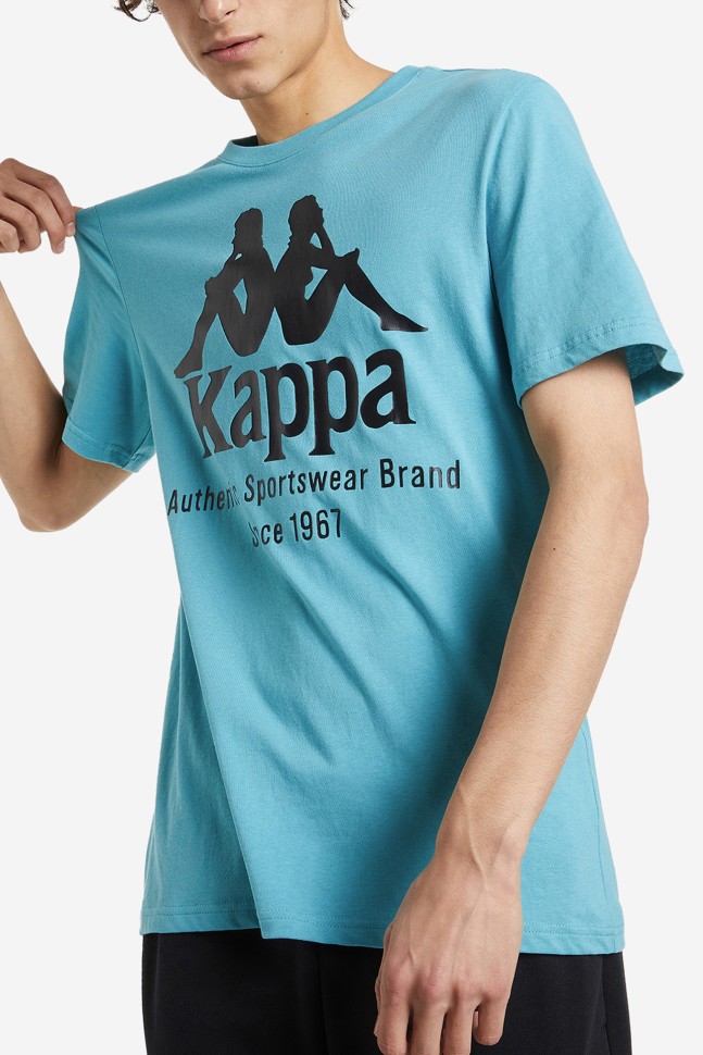 Футболка чоловіча Kappa зелена 110646-N2 изображение 2