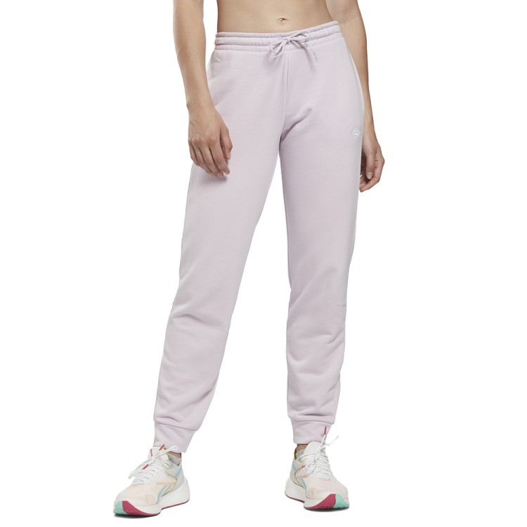 Брюки женские Reebok Ri French Terry Pan фиолетовые HE5400 изображение 1