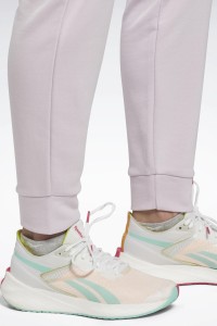 Брюки женские Reebok Ri French Terry Pan фиолетовые HE5400 изображение 5