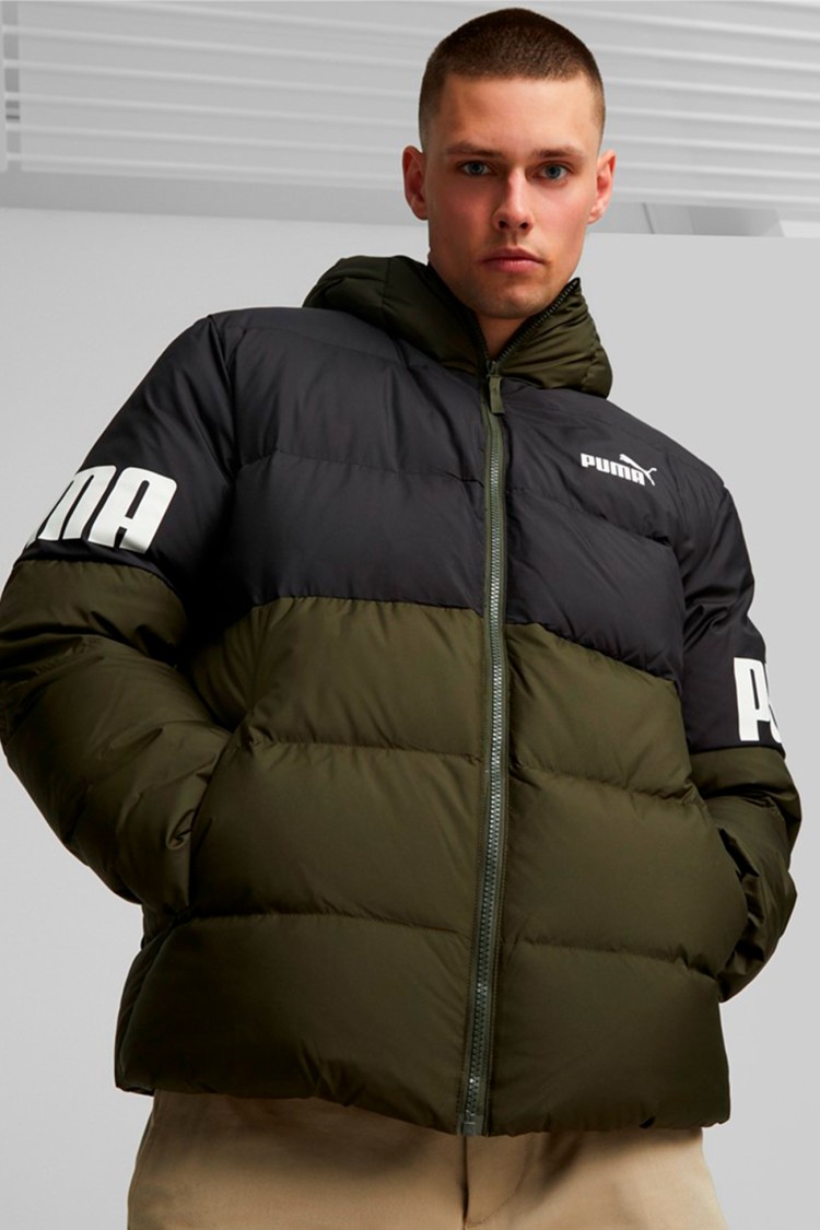 Куртка чоловіча Puma Puma Power Down Puffer хакі 84933570 изображение 2