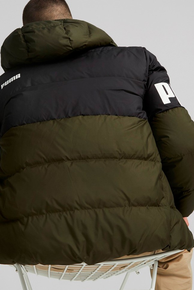 Куртка чоловіча Puma Puma Power Down Puffer хакі 84933570 изображение 3