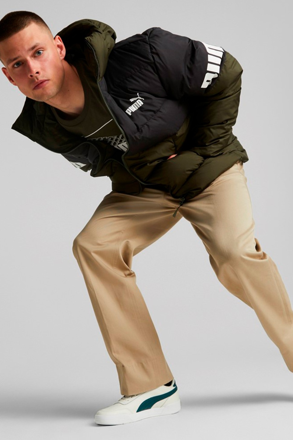 Куртка чоловіча Puma Puma Power Down Puffer хакі 84933570 — фото 5