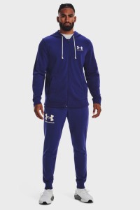 Толстовка чоловіча Under Armour UA Rival Terry LC FZ синя 1370409-468 изображение 3