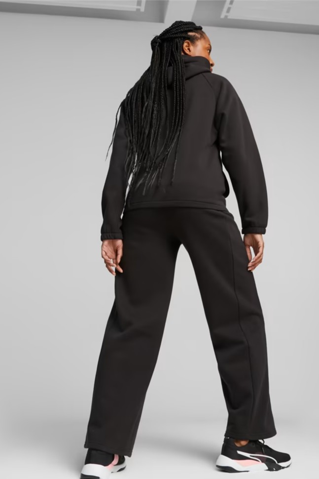 Брюки женские Puma MOTION Straight Pants черные 67608801 изображение 6
