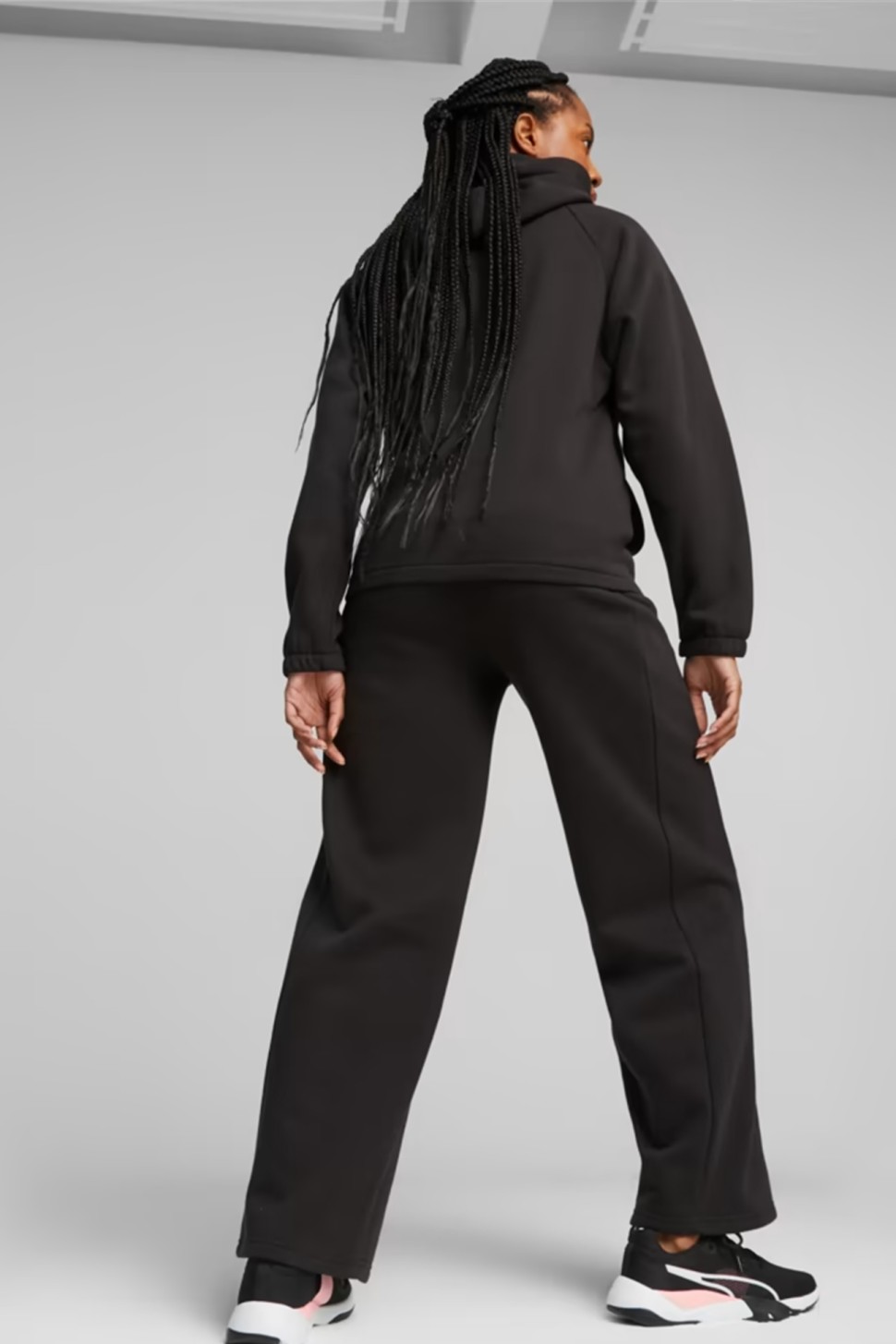 Штани жіночі Puma MOTION Straight Pants чорні 67608801 — фото 6