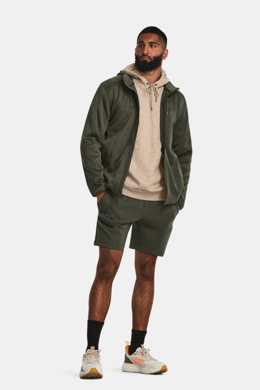 Толстовка чоловіча Under Armour UA ESSENTIAL SWACKET оливкова 1378824-390 — фото 5