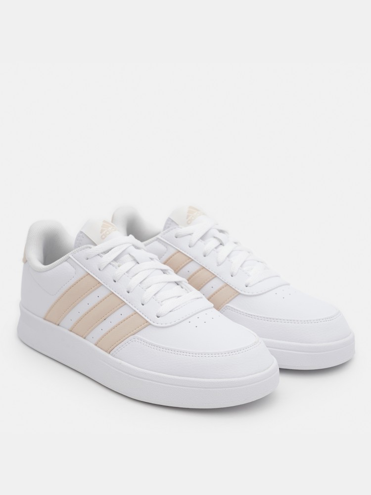 Кроссовки женские Adidas BREAKNET 2.0 белые ID0491 изображение 3