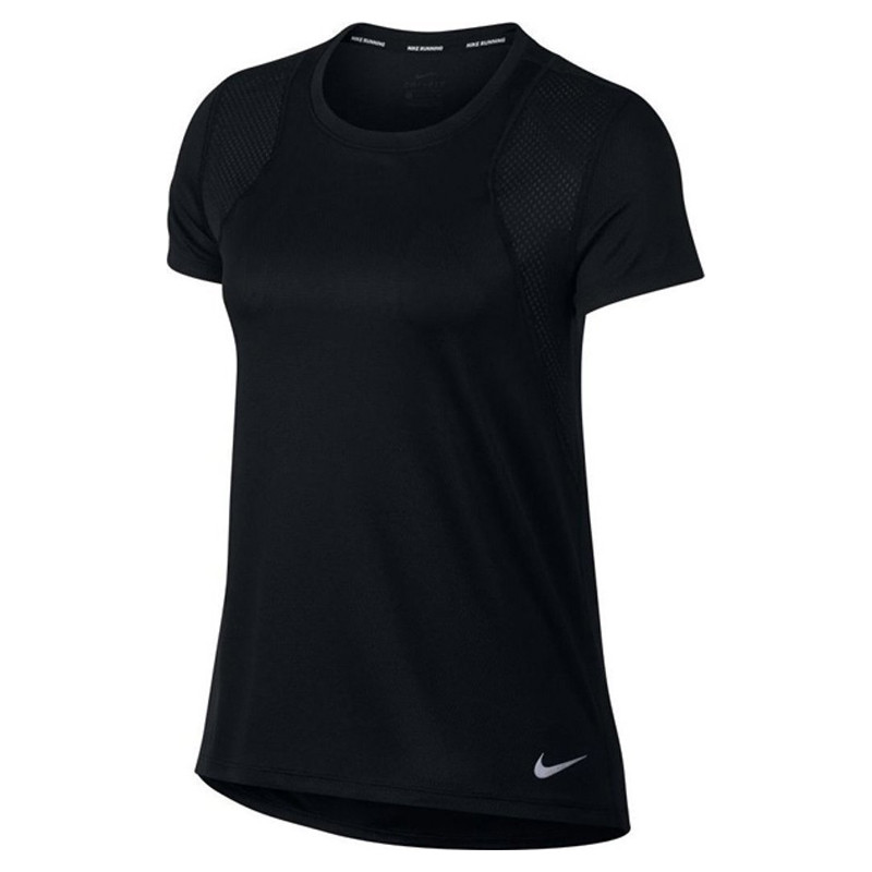 Футболка женская Nike Short-Sleeve Running Top черная 890353-010 изображение 1