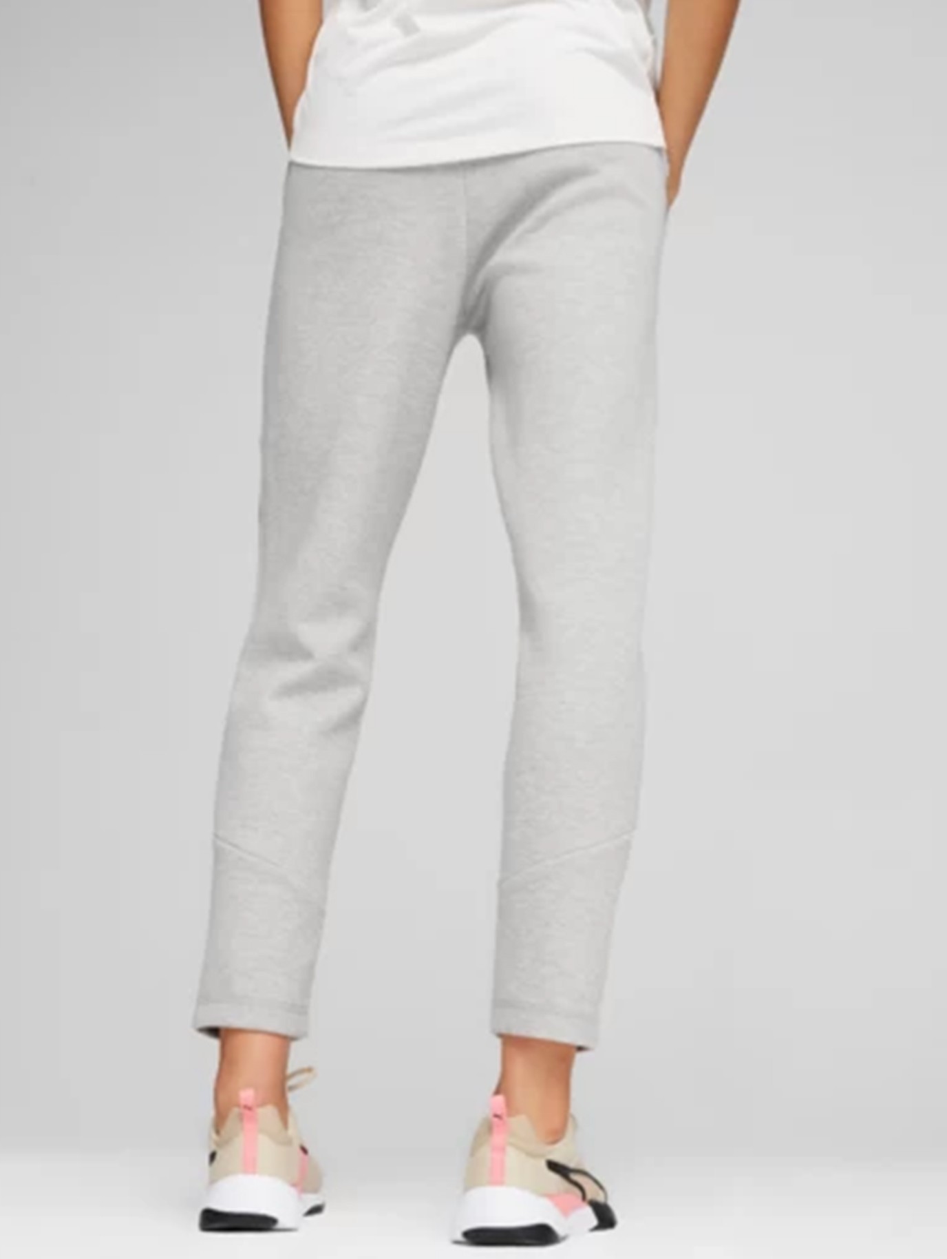 Брюки женские Puma EVOSTRIPE High-Waist Pants серые 67788004 изображение 4