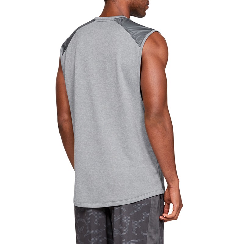 Майка мужская Under Armour MK1 Terry SL серая 1327403-011 изображение 2